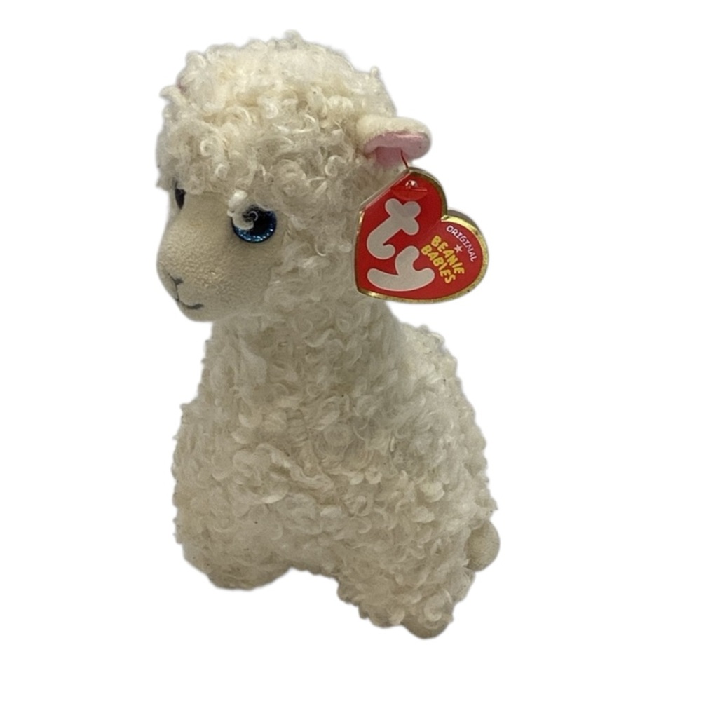 💚 FREE with any purchase ⭐️ TY “Lily” Beanie Baby Llama - NWT